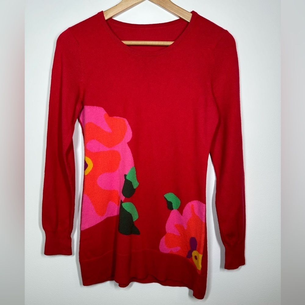 Hanna Andersson Red Floral‎ Sweater